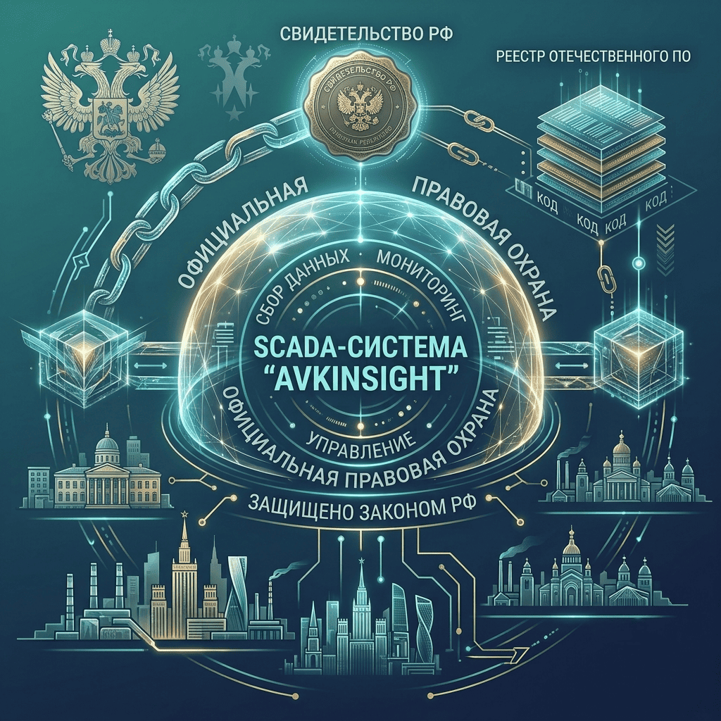 Отечественная SCADA-система «AVKINSIGHT» получила официальную правовую защиту